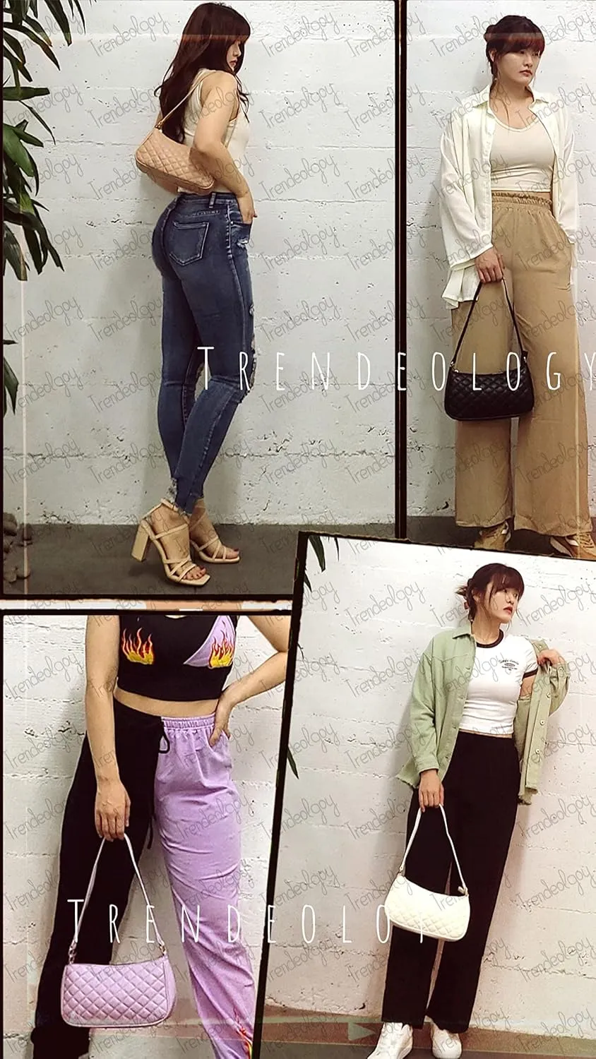 Trendeology Retro Vintage Small Casual Party Clutch Purse Shoulder Bag Crossbody