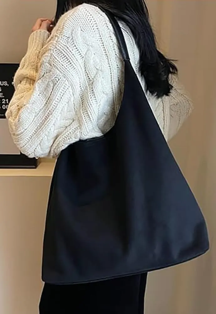 Trendy Suede Tote Bags for Women Work Bags Retro Suede Slouchy Bag Travel Handbag Office College Tote Handbag 2025