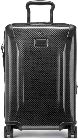 TUMI - Tegra-Lite International Expandable 4 Wheeled Carry-On - Carry On Luggage with Spinner Wheels & TSA Luggage Lock - Black/Graphite