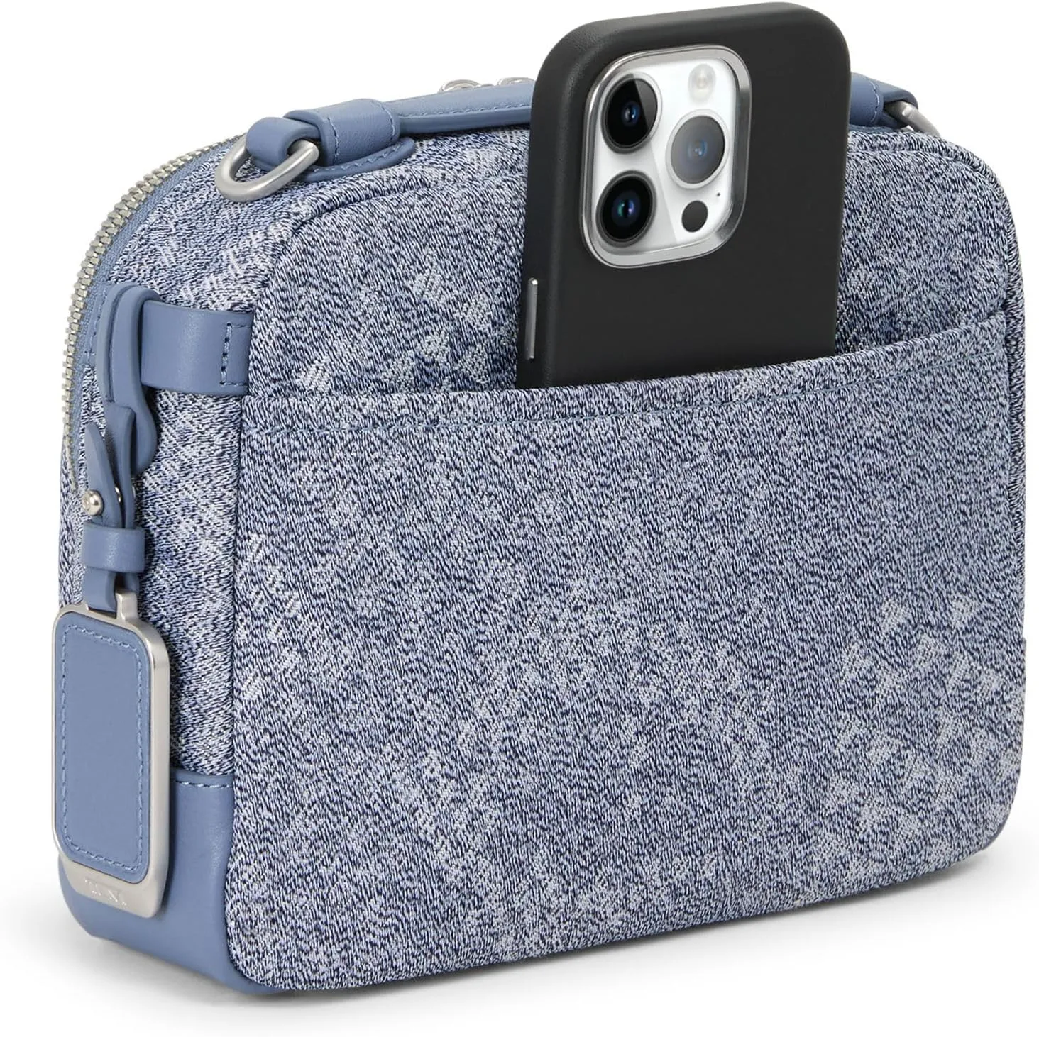 TUMI - Voyageur Teghan Crossbody - Compact Purse with Leather Trim - Sleek Crossbody Bags - For Everyday Casual Travel