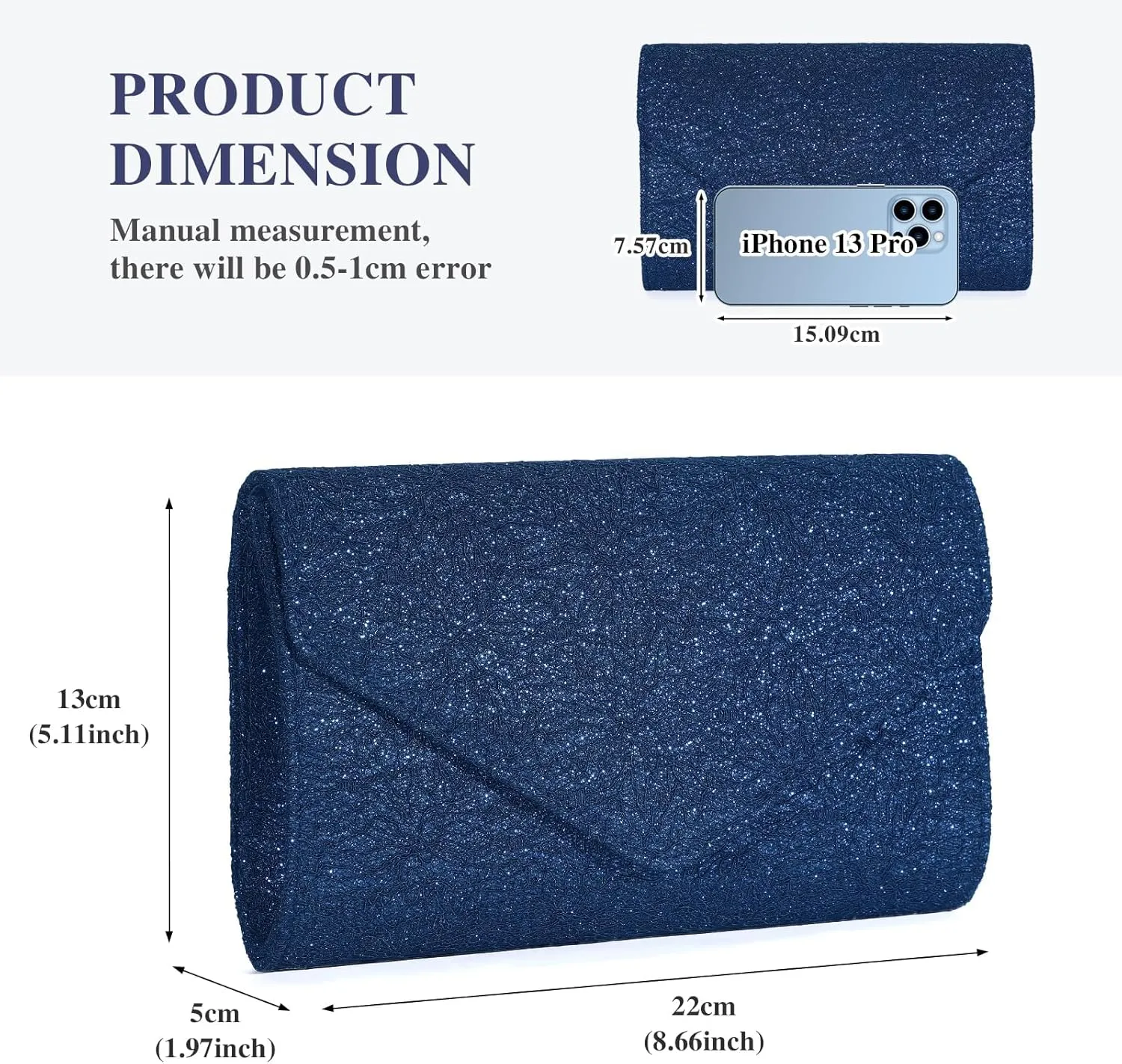 UBORSE Evening Bag Lace Clutch Purse for Women Formal Elegant Envelope Wedding Party Cocktail Crossbody Shoulder Bag