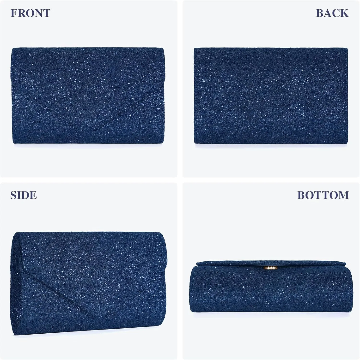 UBORSE Evening Bag Lace Clutch Purse for Women Formal Elegant Envelope Wedding Party Cocktail Crossbody Shoulder Bag
