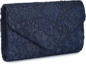UBORSE Evening Bag Lace Clutch Purse for Women Formal Elegant Envelope Wedding Party Cocktail Crossbody Shoulder Bag