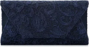 UBORSE Evening Bag Lace Clutch Purse for Women Formal Elegant Envelope Wedding Party Cocktail Crossbody Shoulder Bag