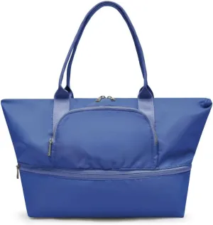 VAKAER Women's Tote Bag Carry on Bag with Luggage Sleeve Travel Duffel Weekender Overnight Expandable Bags for Sports Gym