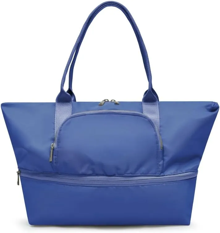 VAKAER Women's Tote Bag Carry on Bag with Luggage Sleeve Travel Duffel Weekender Overnight Expandable Bags for Sports Gym
