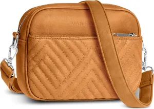 Vantamo Crossbody Bags For Women with Adjustable Strap, Premium PU Leather Purses for Women, Anti-Pickpocket Clip & Gift Box