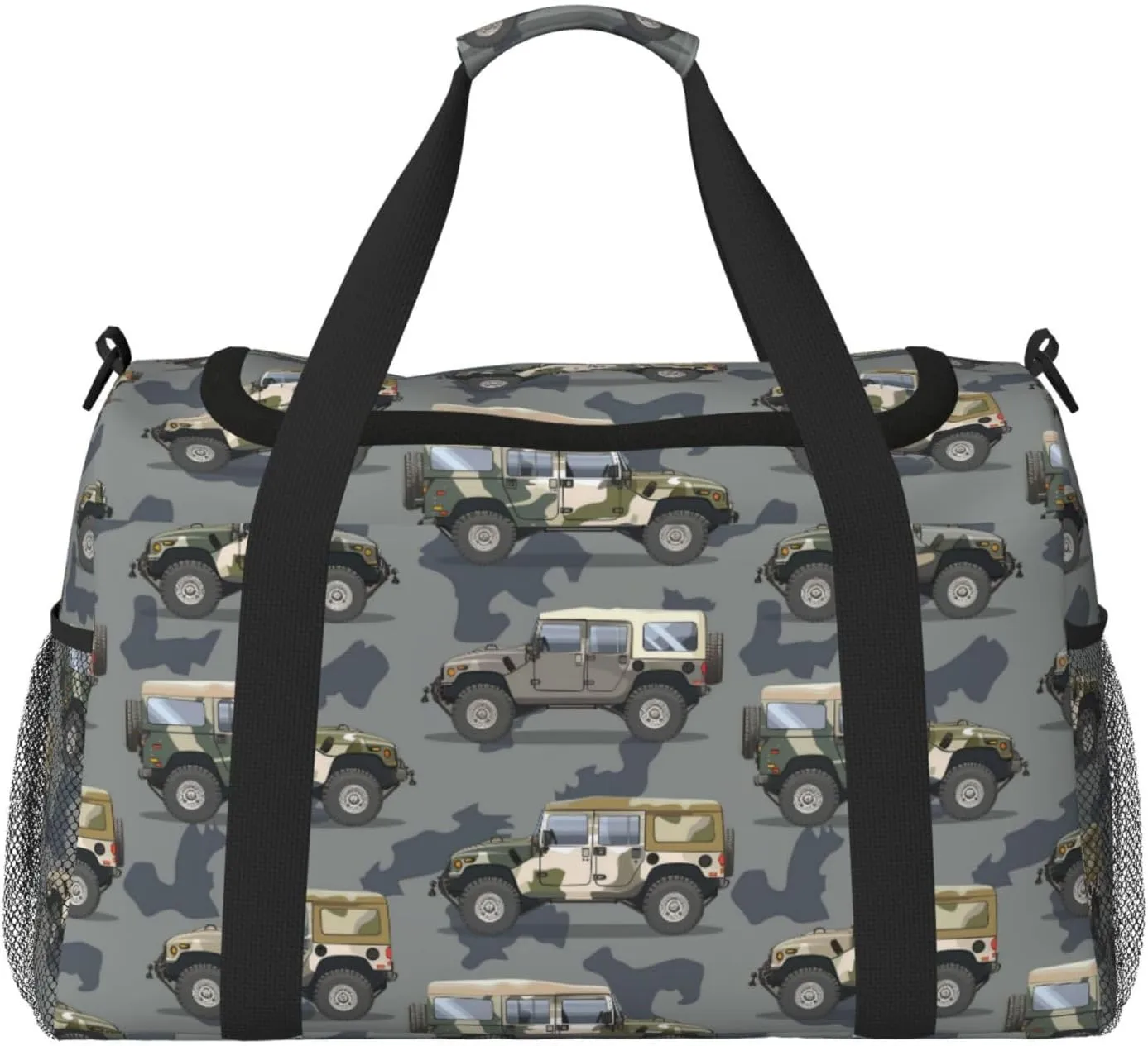 Vehicles Car Duffle Bag Foldable Travel Tote Bag Carry On Large Weekender Overnight Bags Waterproof Gym Bag For Women Men