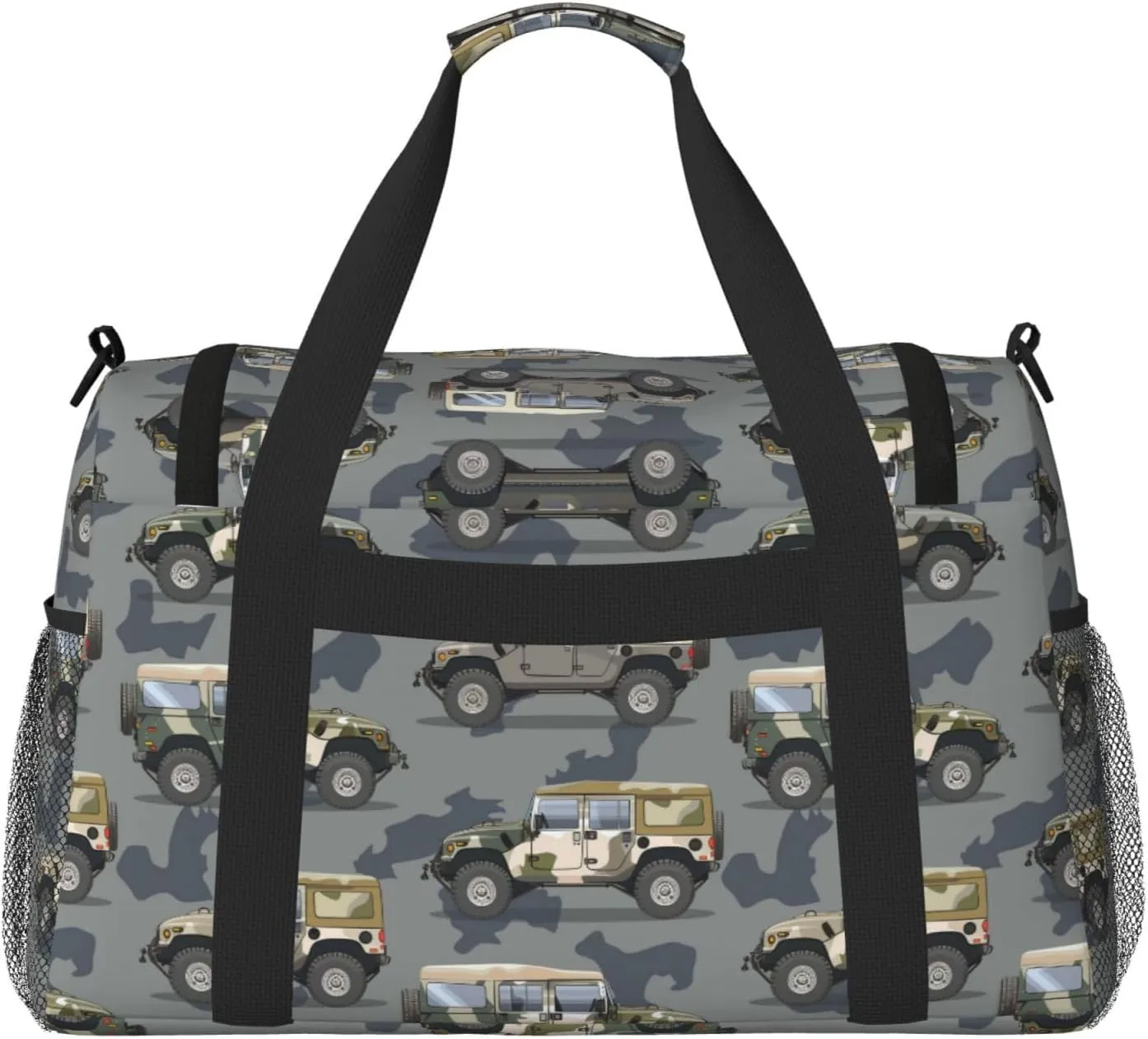 Vehicles Car Duffle Bag Foldable Travel Tote Bag Carry On Large Weekender Overnight Bags Waterproof Gym Bag For Women Men