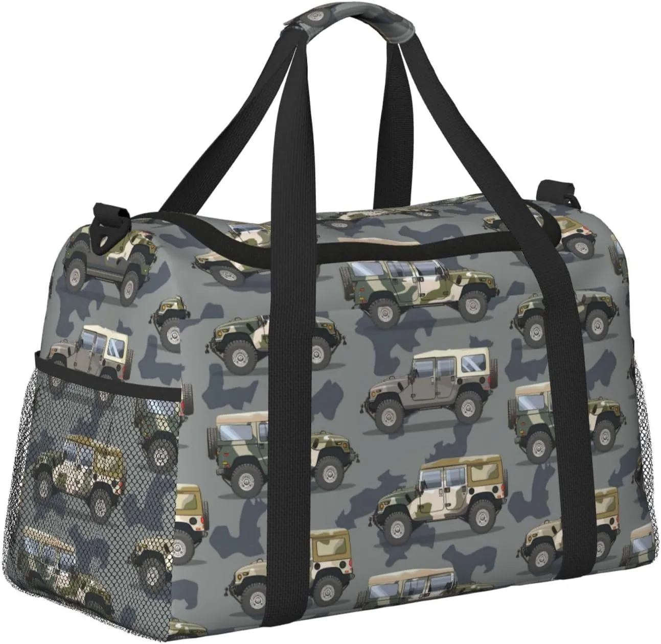 Vehicles Car Duffle Bag Foldable Travel Tote Bag Carry On Large Weekender Overnight Bags Waterproof Gym Bag For Women Men