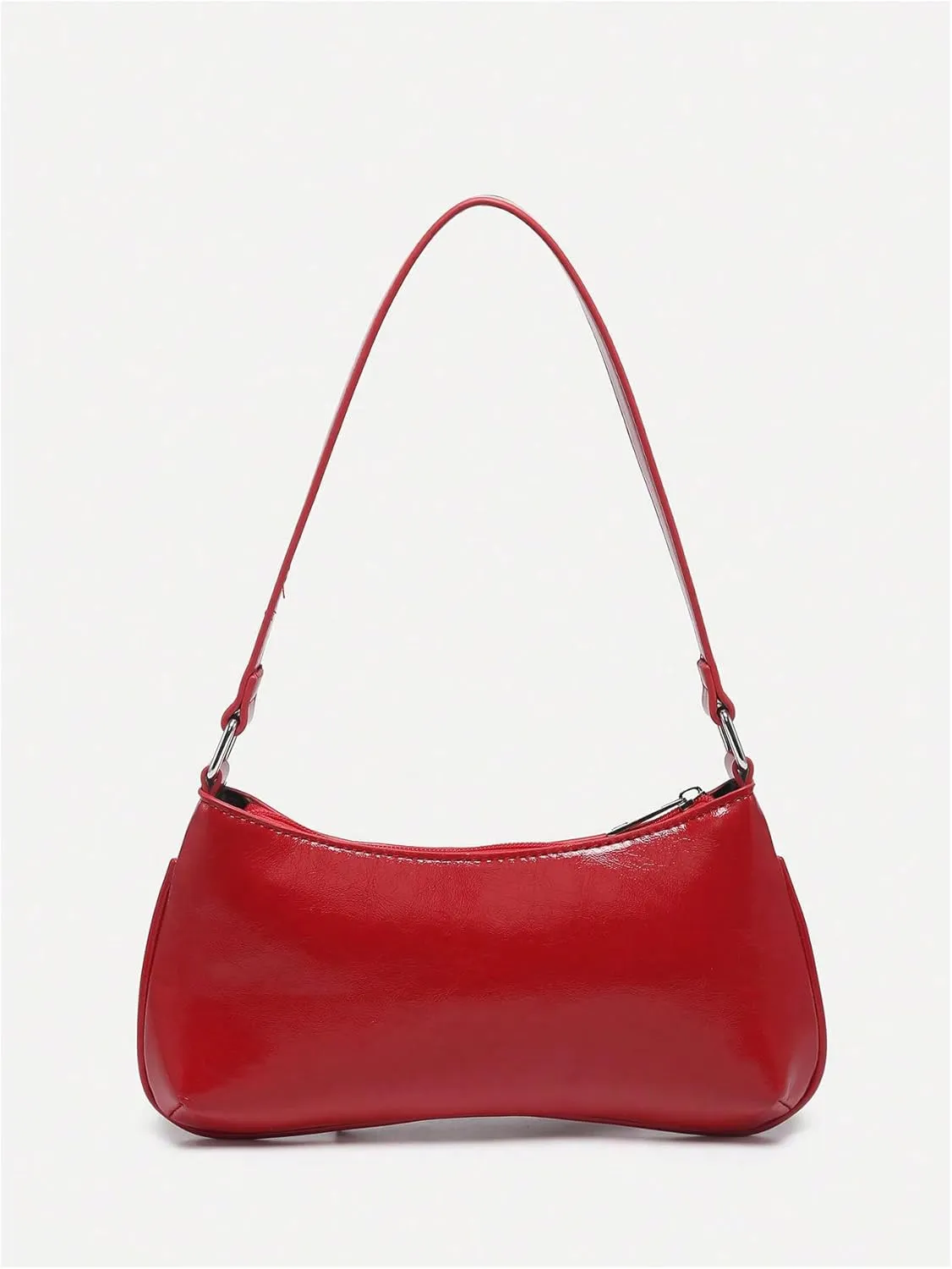 Verdusa Women's Y2K Coquette Bow Tie Vintage Shoulder Bags Lace PU Leather Kawaii Purse Handbag