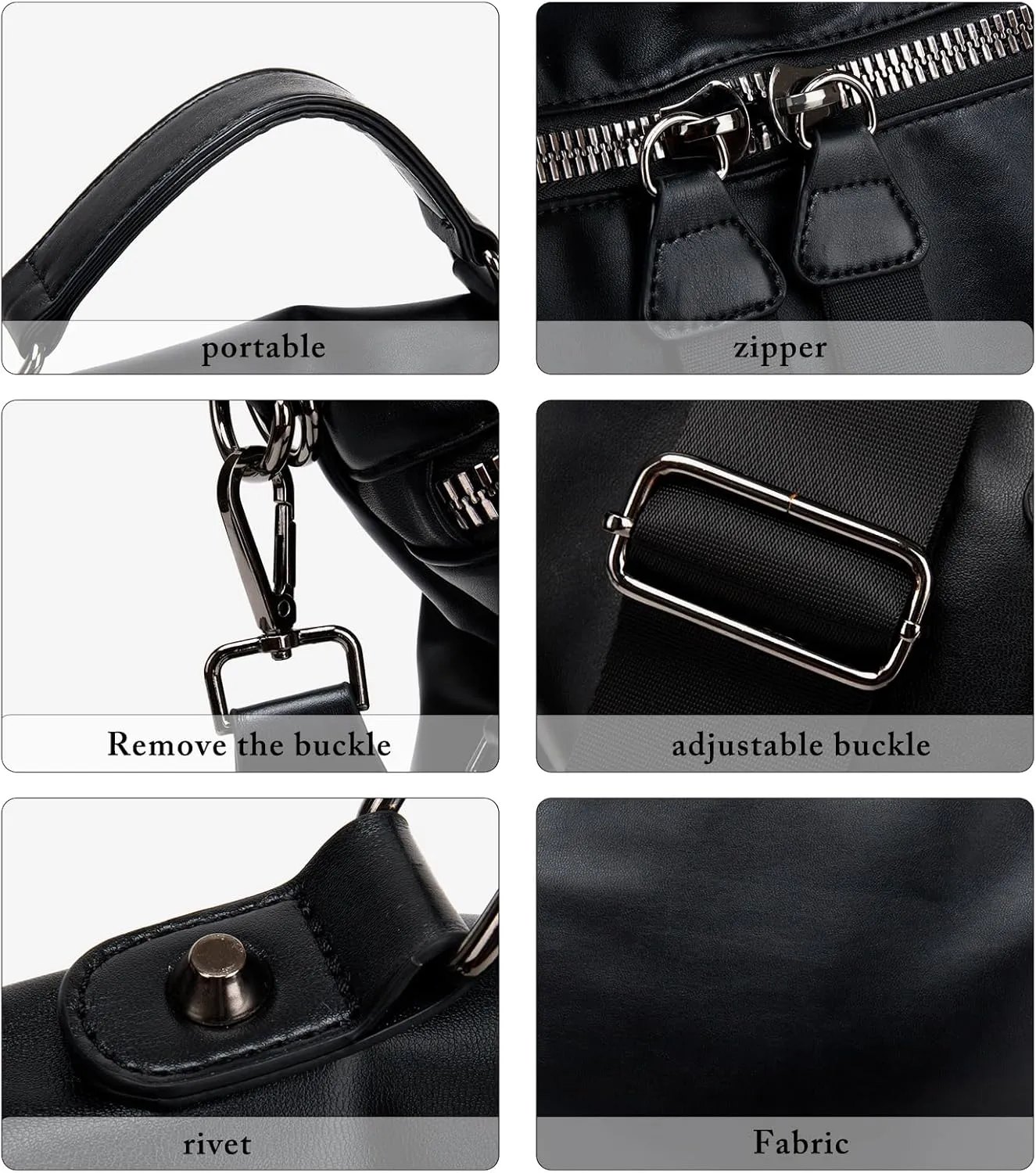 VGOAL Crossbody Bags for Women, Large-Capacity Women Handbag Casual Lightweight Travel Shopping Waterproof Shoulder Bag