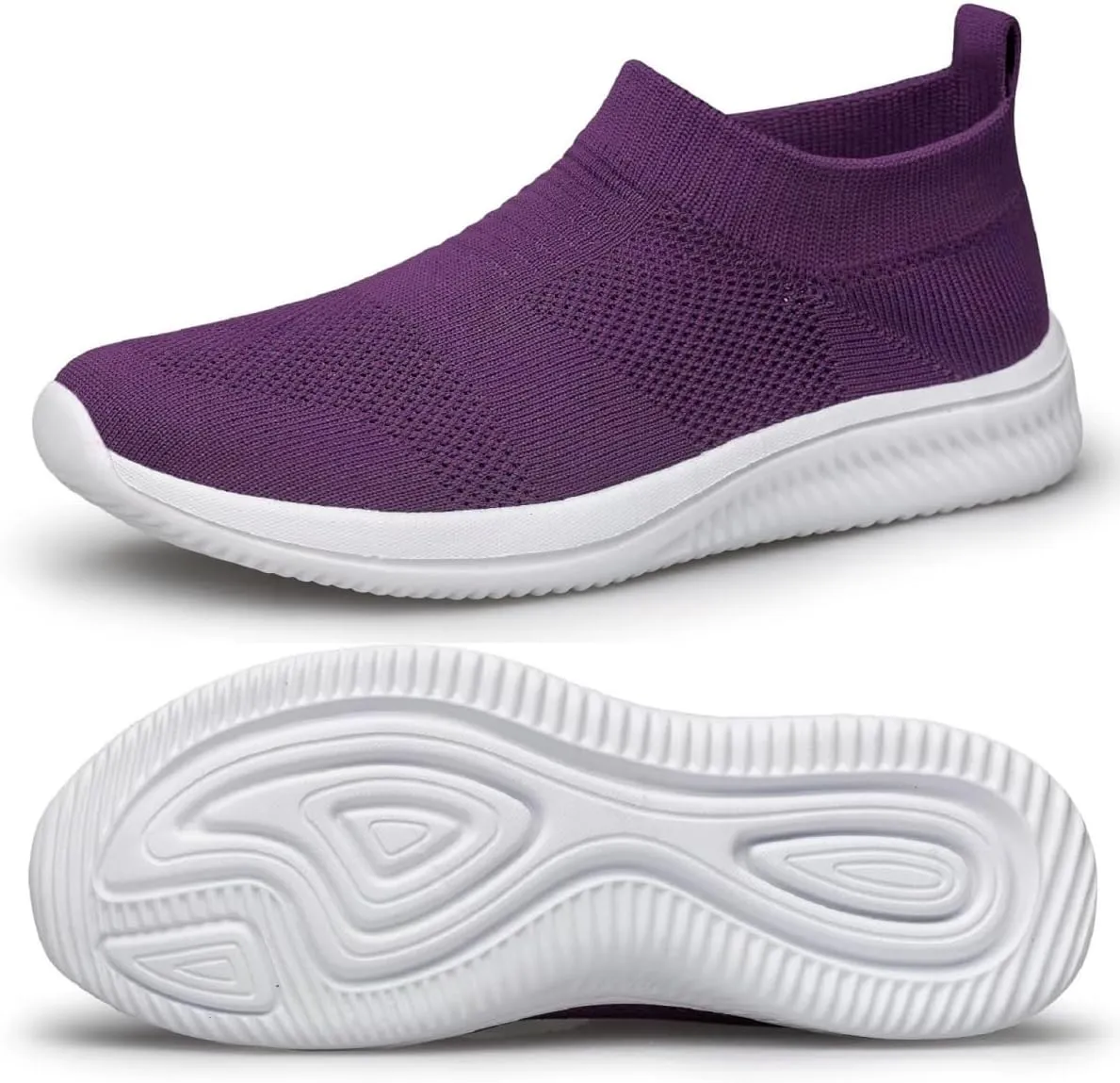 vibdiv Walking Shoes Women Casual Sock Sneakers Lightweight Comfy Breathable Pull-on Zapatillas de Mujer