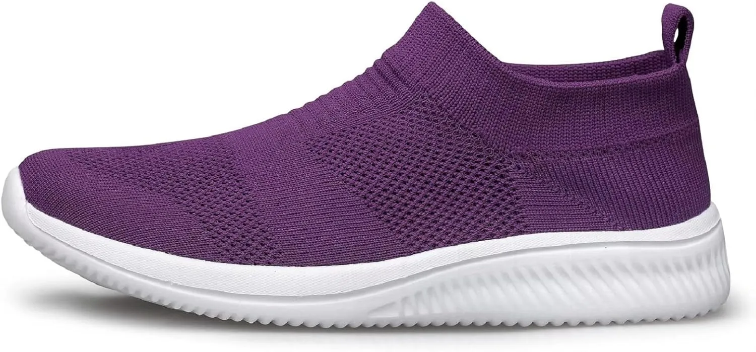 vibdiv Walking Shoes Women Casual Sock Sneakers Lightweight Comfy Breathable Pull-on Zapatillas de Mujer