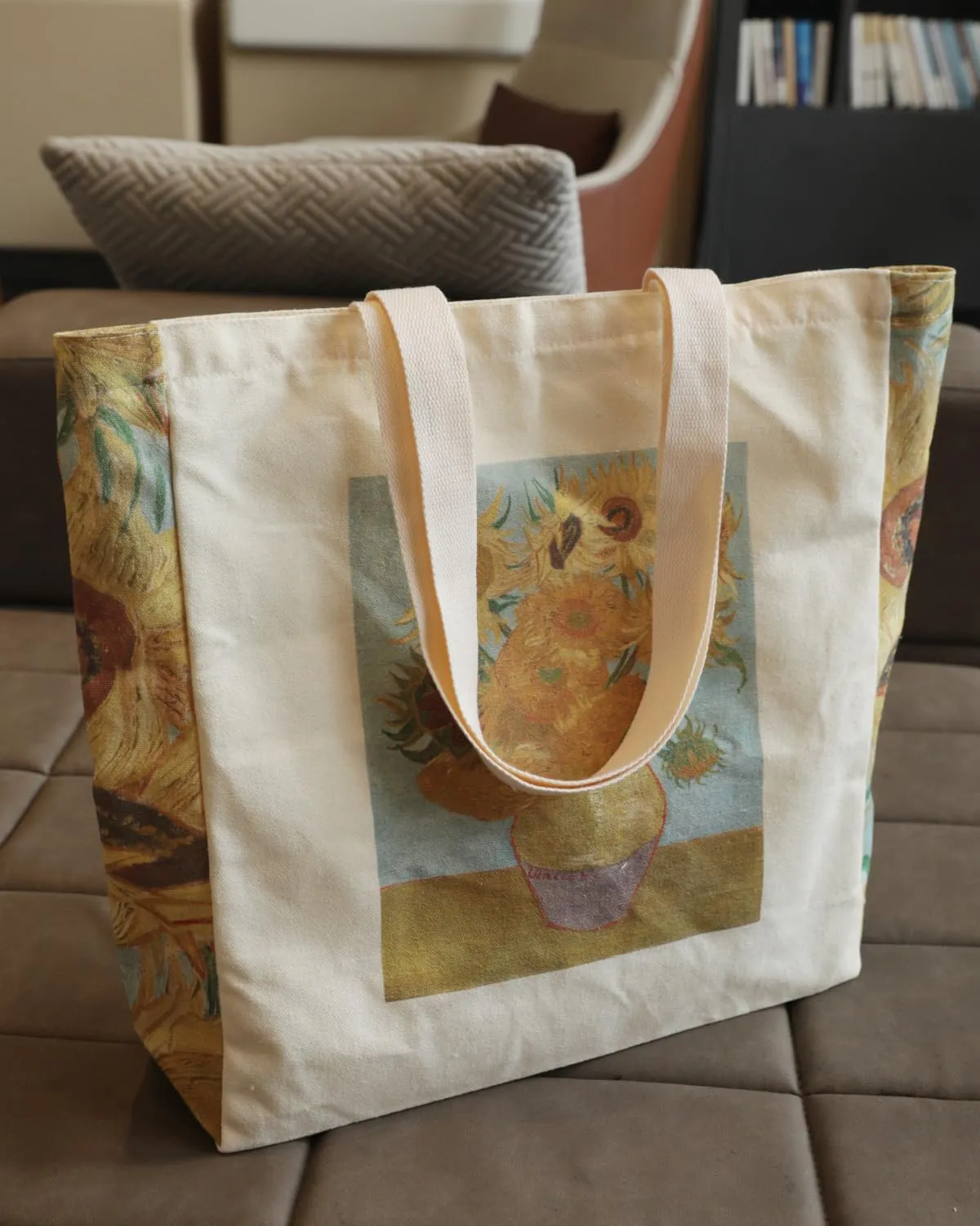 Vintage Aesthetic Canvas Tote Bag Reusable Personalized Shoulder Shopping Bag,