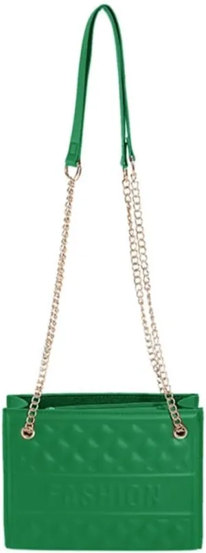 Vintage Casual Pressed Grids Crossbody Shoulder Bag Stylish and Versatile for Fashion Forward Individuals