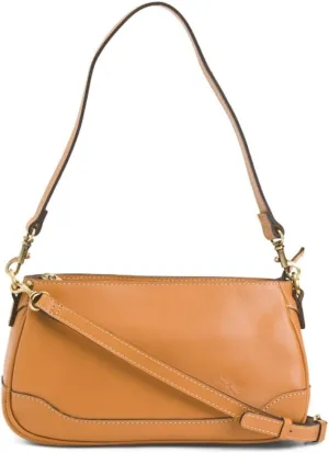 Vintage Distressed Leather Nova Crossbody