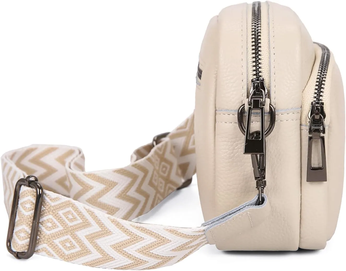 VODIU Crossbody Bags for Women Purses Handbags Leather Shoulder Bag with Guitar Strap Cross Body Bag for Woman Trendy Purse