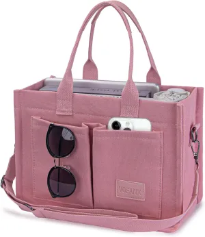 VOFANK Canvas Tote Bag for Women with Pockets Large Crossbody Bag Satchel Bag Handbag Everything Everyday Bag for Work Daily