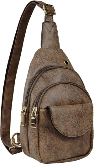 Waist Pack, Fanny Packs, Crossbody Bag, Travel Sling Bag, Leather Sling Bag