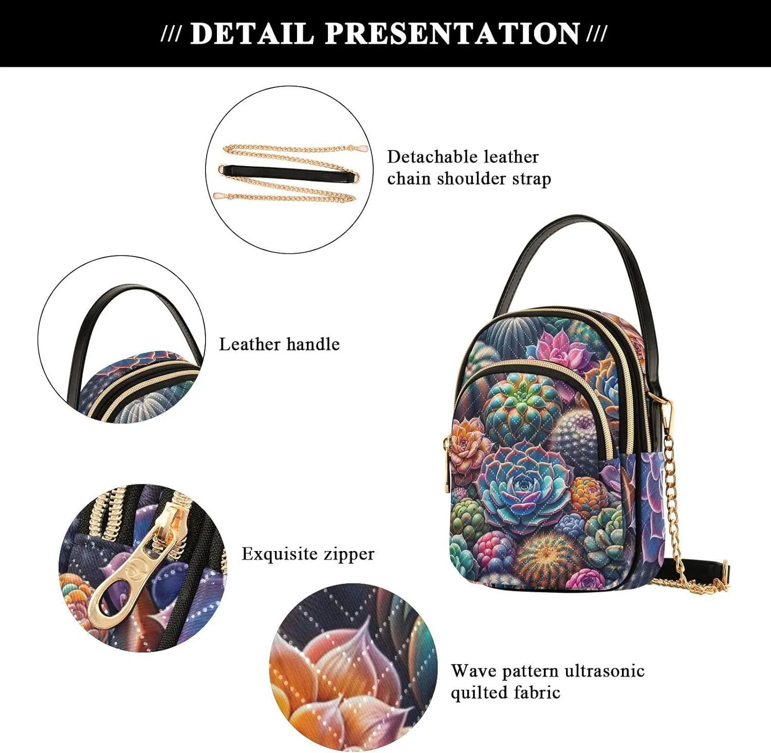 Watercolor Sea Parrot Shoulder Bags for Women Trendy Women Handbags