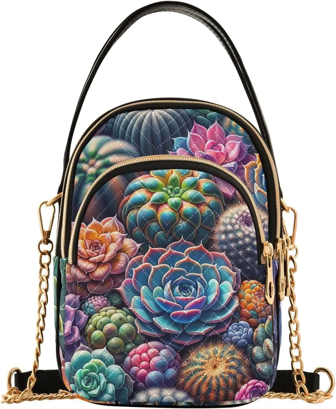 Watercolor Sea Parrot Shoulder Bags for Women Trendy Women Handbags