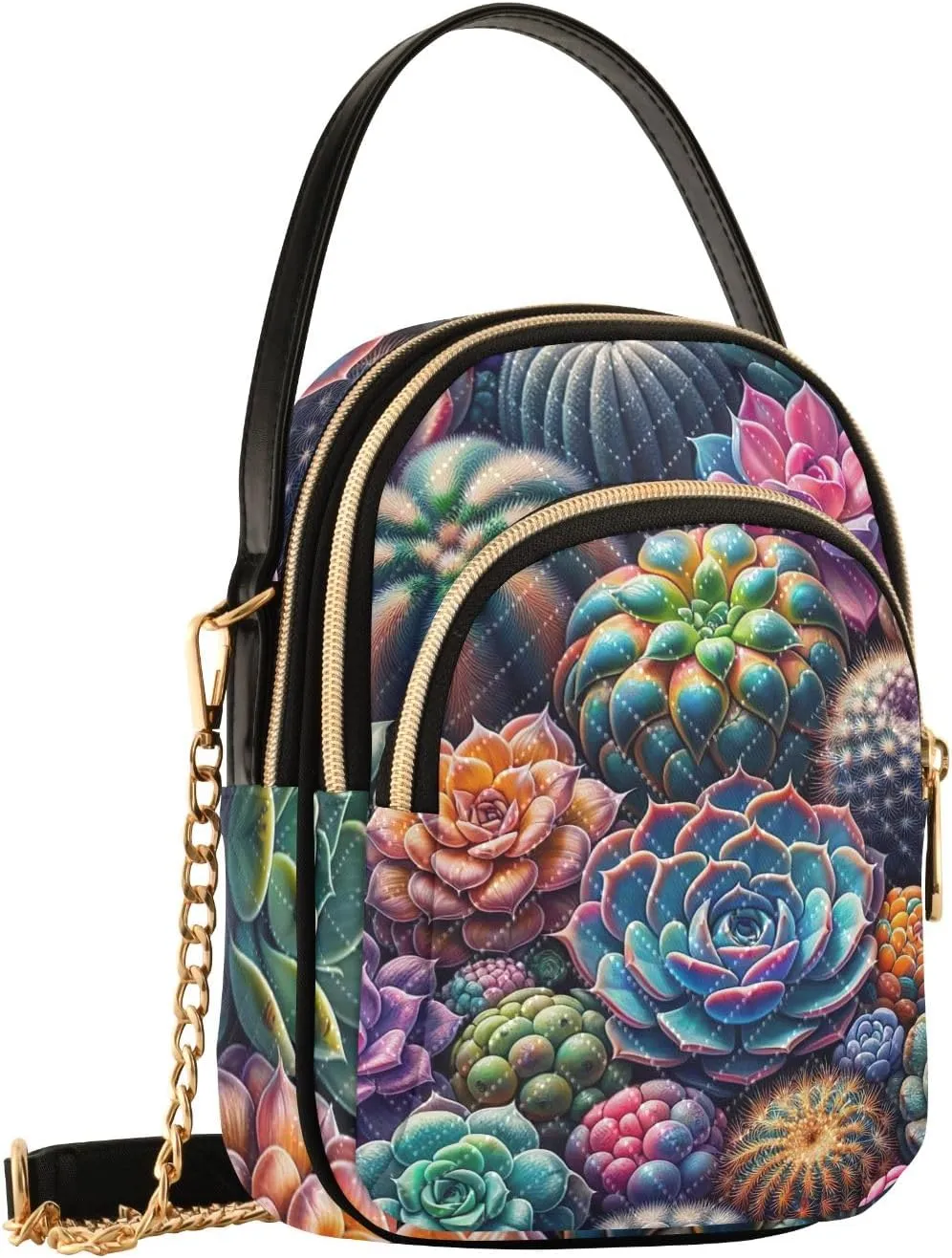 Watercolor Sea Parrot Shoulder Bags for Women Trendy Women Handbags