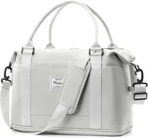 Weekender Bags for Women,Personal Item Travel Bag,Overnight Travel Duffel Bag with Expandable Shoes Compartment & Wet Pocket