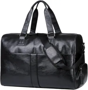 Weekender Travel Bag 18inch PU Travel Duffle Bag for Weekend Trip Cabin Luggage Gym Sports Duffle for Men Sport Gym Bag