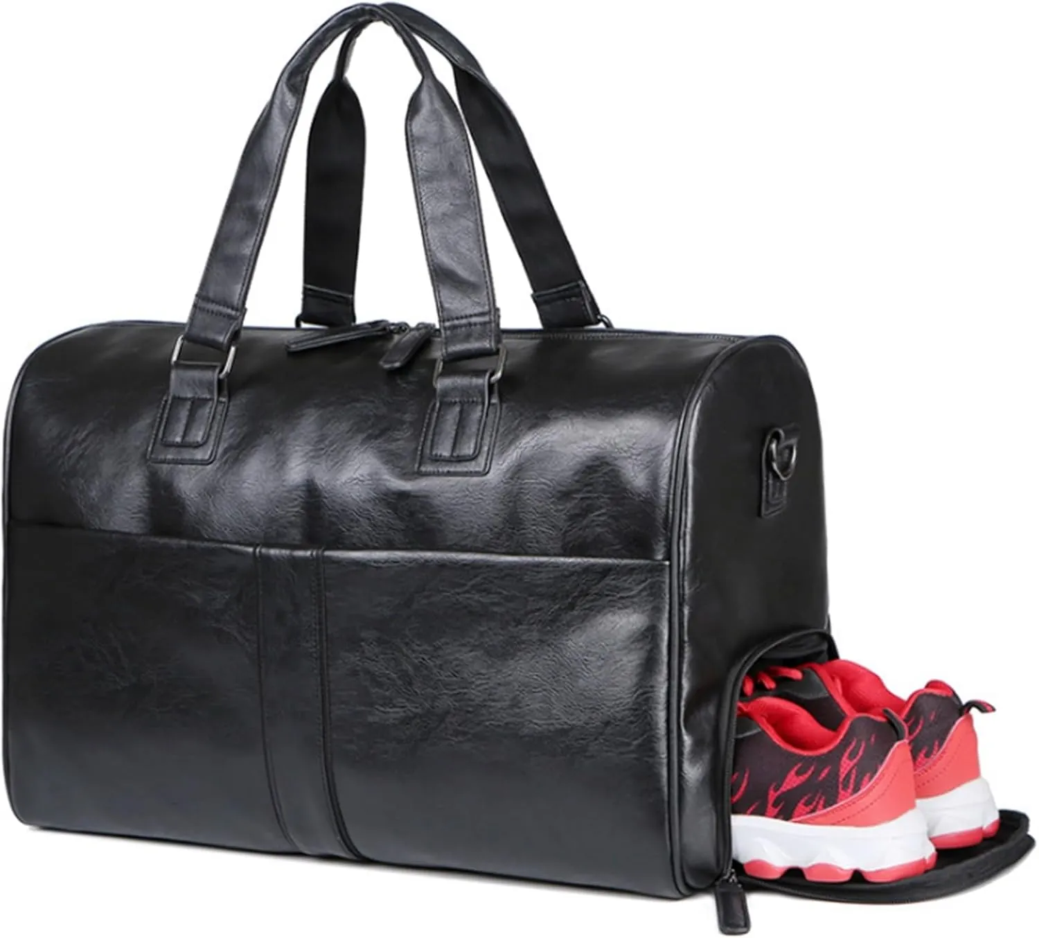 Weekender Travel Bag 18inch PU Travel Duffle Bag for Weekend Trip Cabin Luggage Gym Sports Duffle for Men Sport Gym Bag