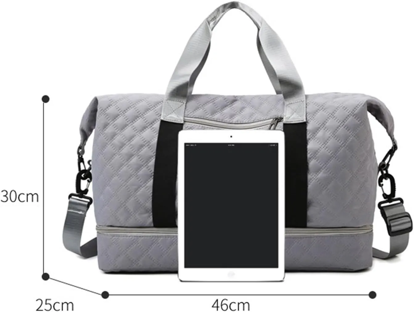 Weekender Travel Bag Travel Duffle Bag for Women, Weekender Bag with Separate Shoe Compartment, Overnight Bag Sport Gym Bag(D)