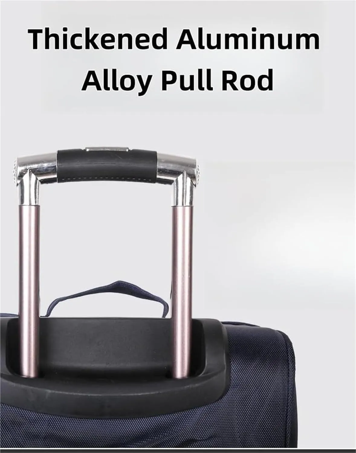 Wheeled Duffle Bag Foldable Bag Large Weekend Bag, Expandable Travel Duffel Bag,for Shopping Travel(Black,Medium)