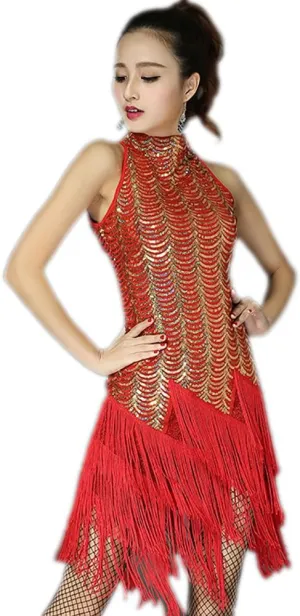Whitewed Sequin Fringe Great Gatsby Flapper Dresses Halloween in The 1920's