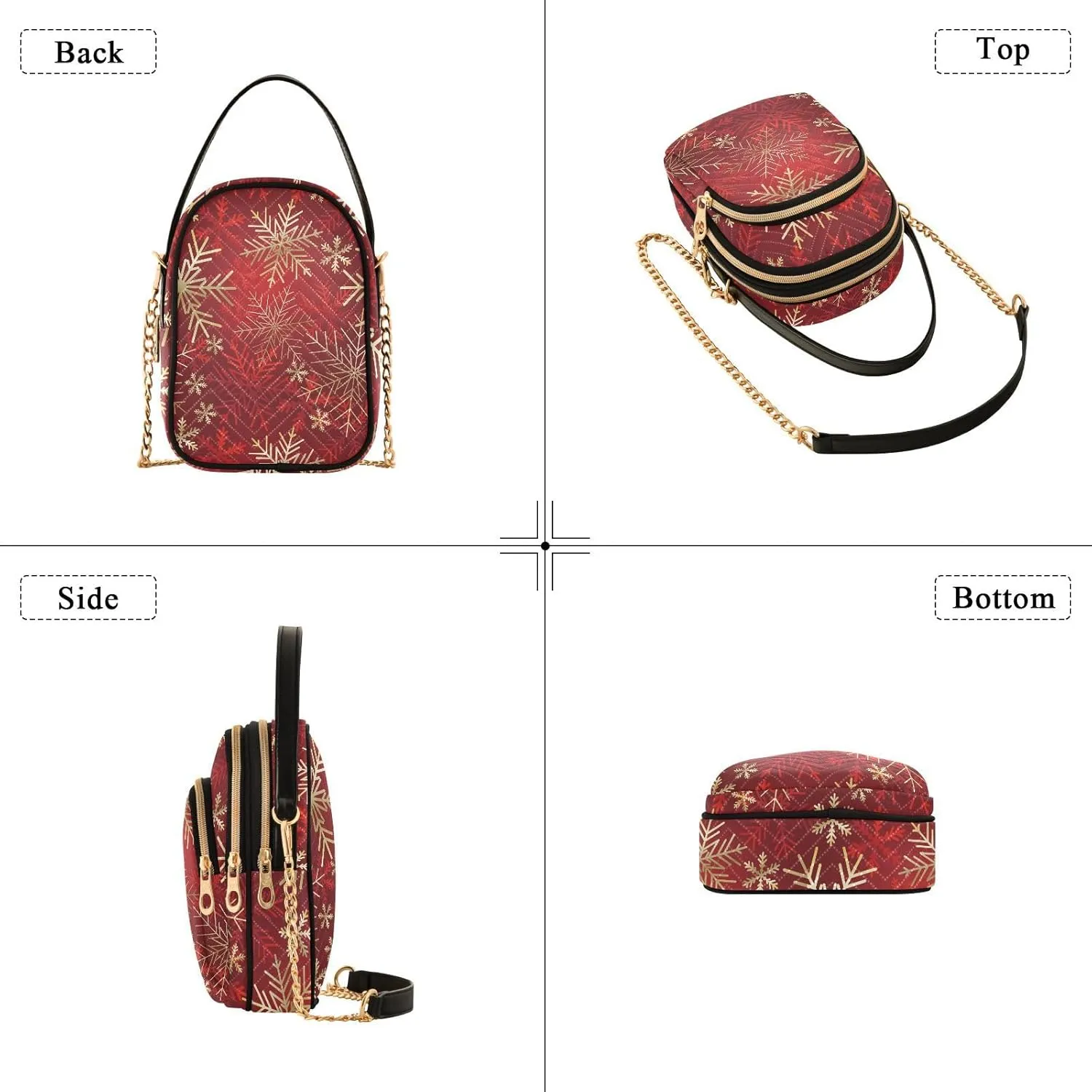 WIHVE Small Crossbody Bags Shoulder Bag for Women with Chain Strap