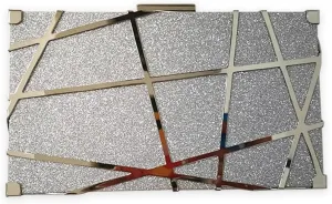 Women Evening Bag Geometric Clutch Bag Sparkly Sequin Handbag Bridal Wedding Purse Elegant Shoulder Bag With Chain