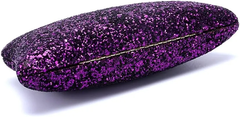Women Glitter Evening Bag Sequin Wedding Handbag Cocktail Prom Party Shiny Clutch Purse, Coffee