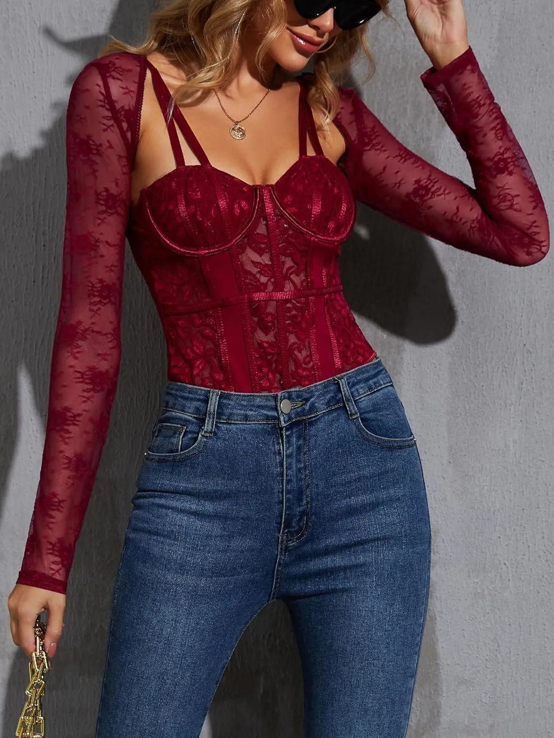 Women Lace Bolero Shrug See Through Floral Cardigan Sheer Mesh Cropped Y2K Going Out Tops