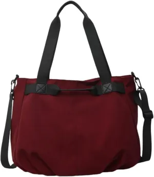 Women Large Canvas Tote Bag Laptop Crossbody Purses Everything Shoulder Bag Handbags for Work