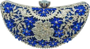 Women Rhinestone Clutch Bag Sequin Evening Bag Bridal Wedding Purse Glitter Crystal Handbag Elegant Shoulder Bag
