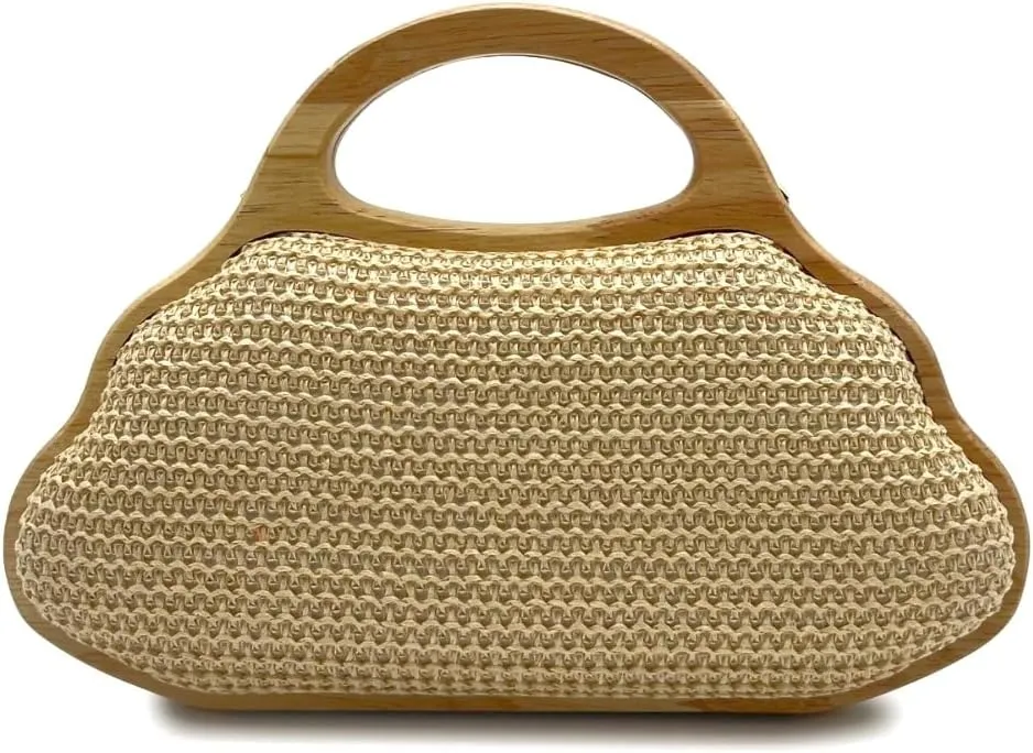 Women Straw Clutch Purse Ladies Sequin Flower Evening Bag Summer Beach Handbag Casual Woven Rattan Tote Bag