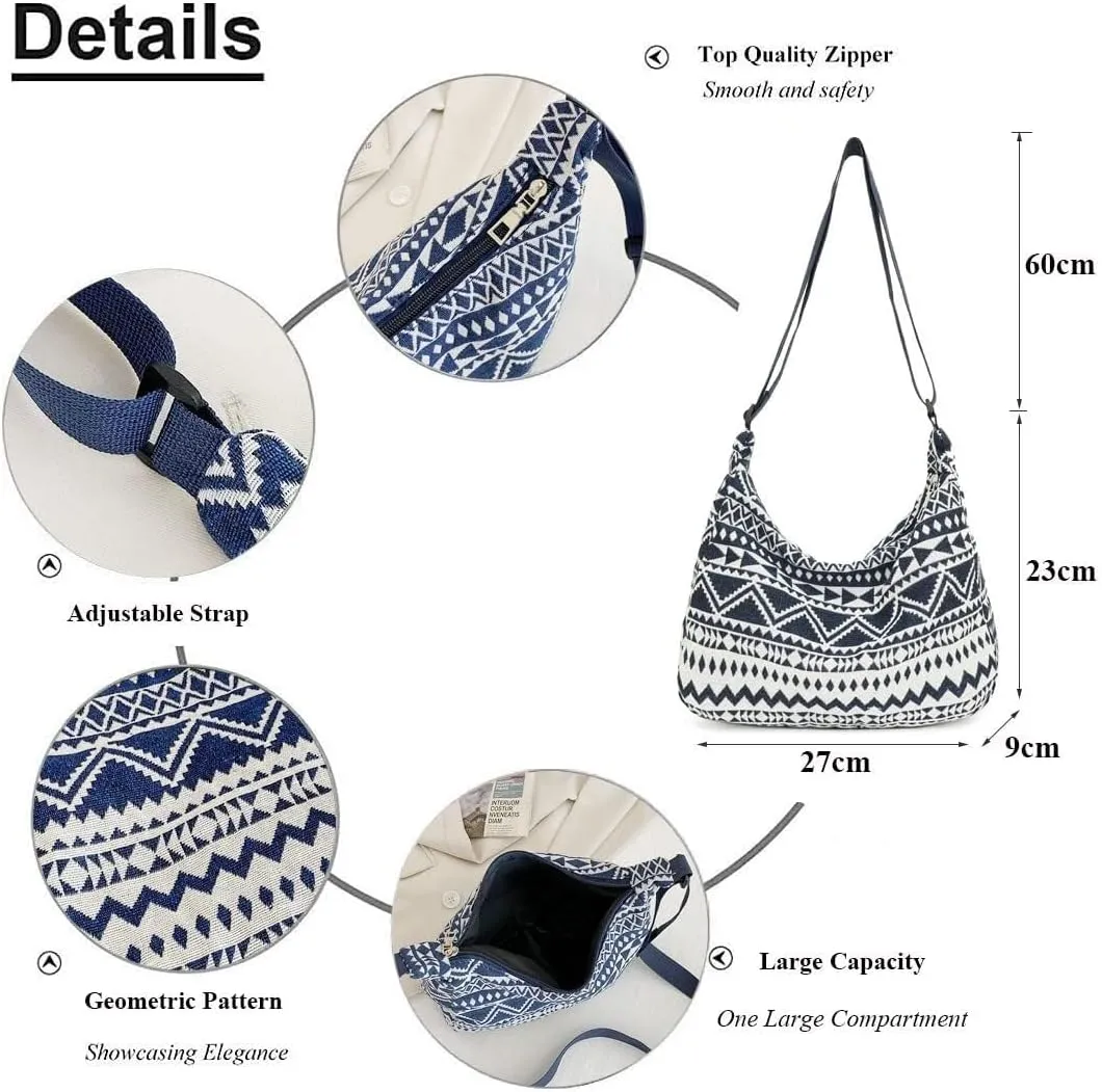 Women's Crossbody Bag Contrast Color Plaid Striped Saddle Shoulder Handbag Underarm Satchel Tote Clutch Purse Hobo Bag