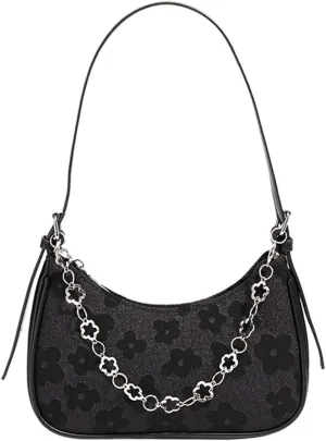 Women's Crossbody Bag Contrast Color Plaid Striped Saddle Shoulder Handbag Underarm Satchel Tote Clutch Purse Hobo Bag