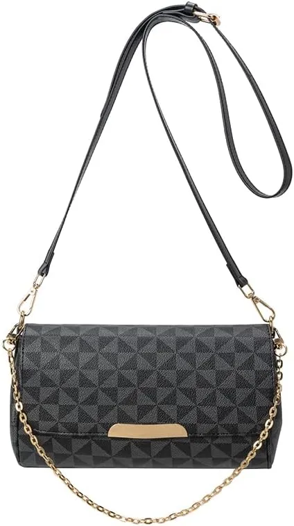 Women's Crossbody Bags Fashion Chain Bags Classic Casual Clutches Envelope Shoulder Bags PU Women's Messenger Bags