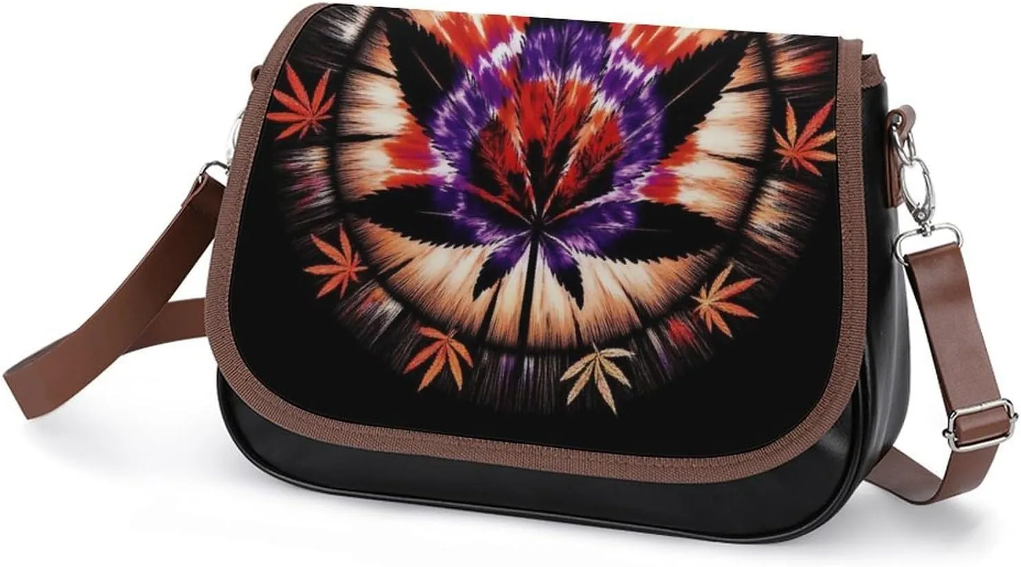 Womens Crossbody Purse Lightweight PU Leather Shoulder Bag Waterproof Messenger Bags