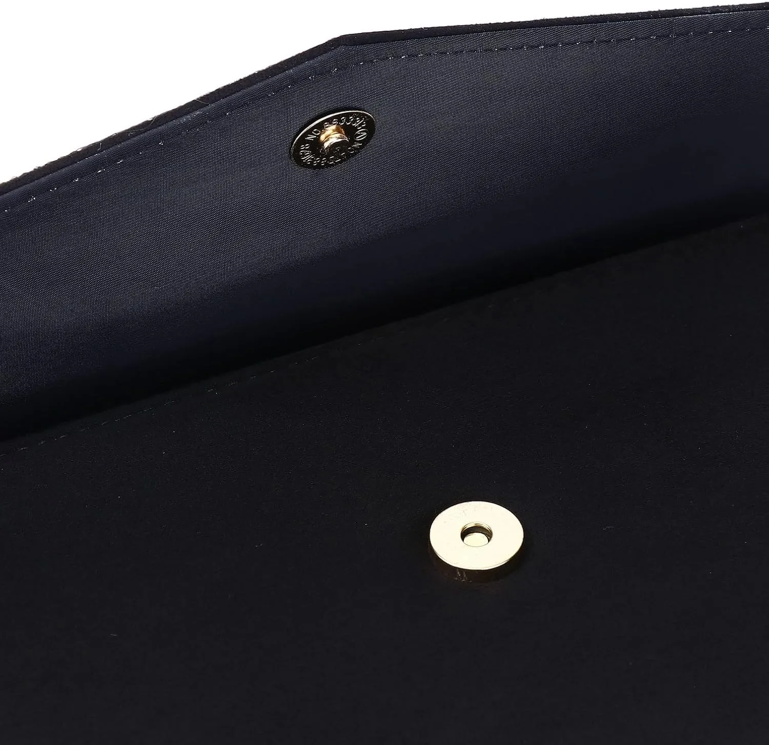 Women's Evening Bags Faux Suede Envelope Clutch Purse Shiny Rhinestone Women Handbags for Wedding Party Prom