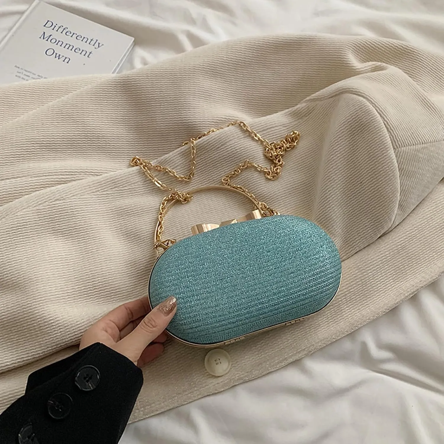 Women's Evening Handbag, Elegant Bling Crossbody Bag, Clutch Purses for Women Evening, Wedding, Prom, Cocktail Party