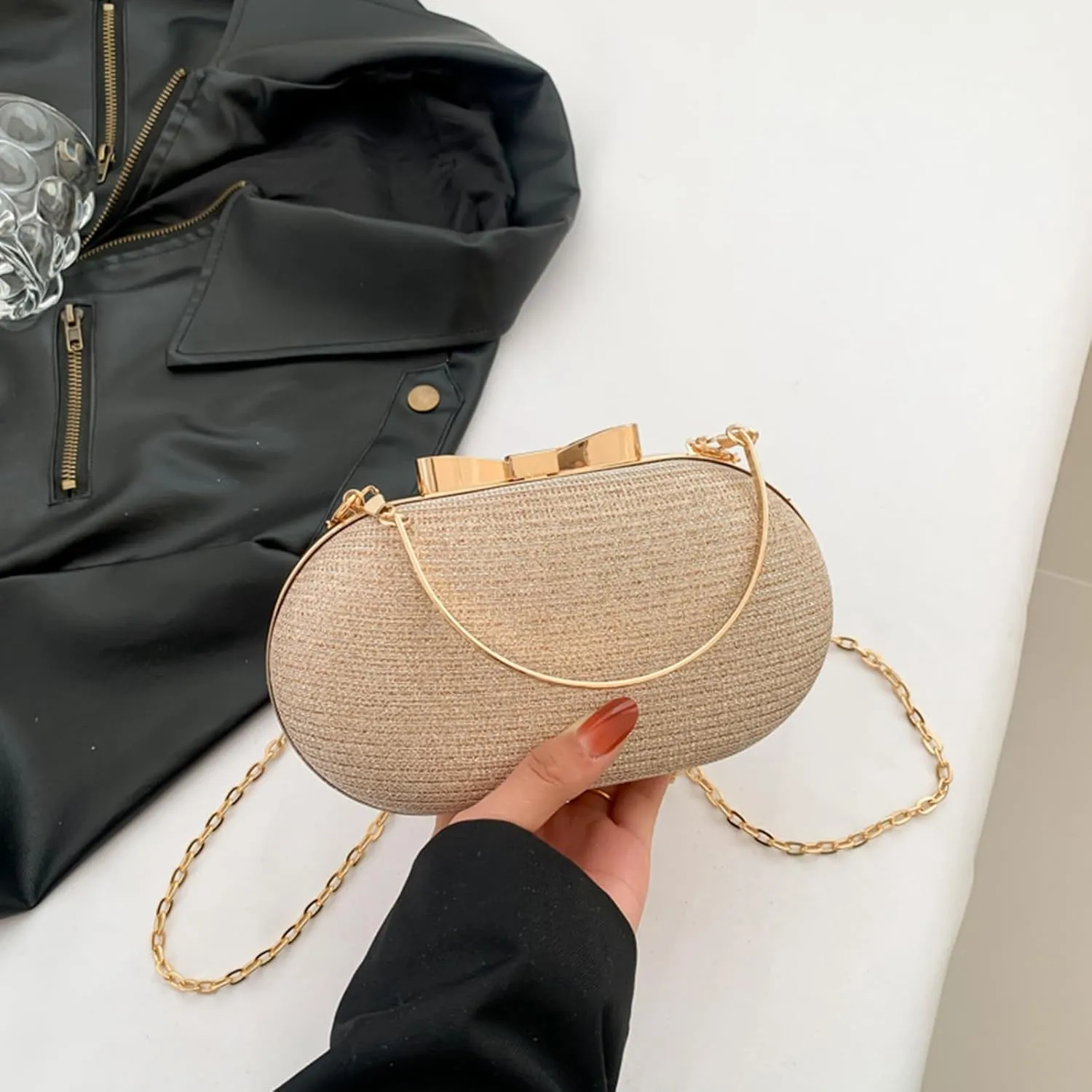 Women's Evening Handbag, Elegant Bling Crossbody Bag, Clutch Purses for Women Evening, Wedding, Prom, Cocktail Party