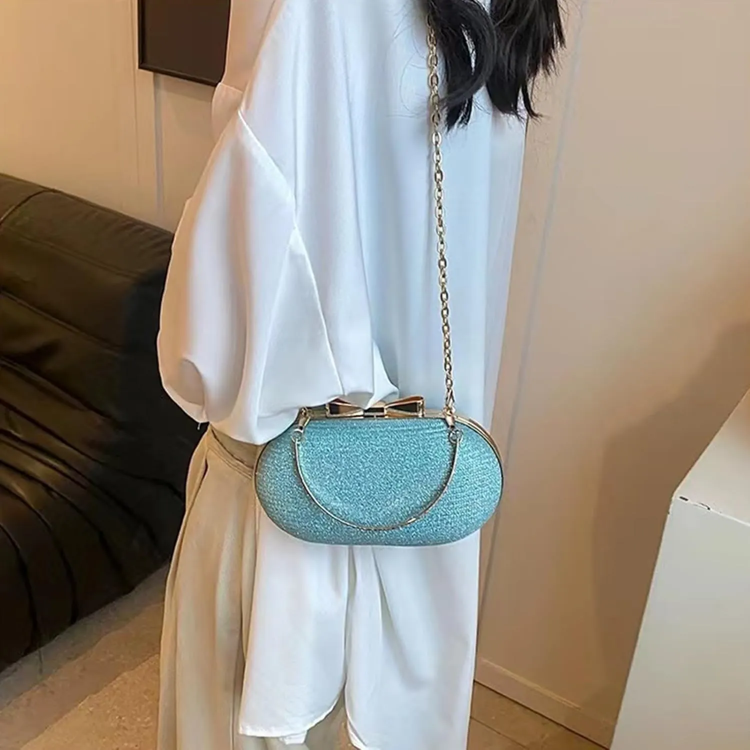 Women's Evening Handbag, Elegant Bling Crossbody Bag, Clutch Purses for Women Evening, Wedding, Prom, Cocktail Party