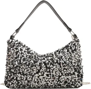 Women's Evening Handbag, Sequin Evening Crossbody Bag, Elegant Clutch Purses for Women Wedding, Prom, Cocktail Party