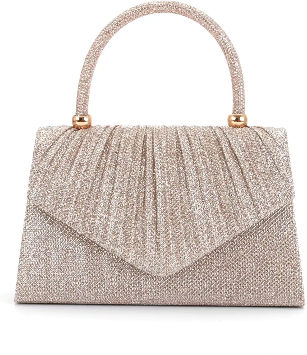 Women's Evening Handbags, Elegant Pleated Clutch Purse for Formal Prom Tea Party Wedding guest Cocktail Night Date